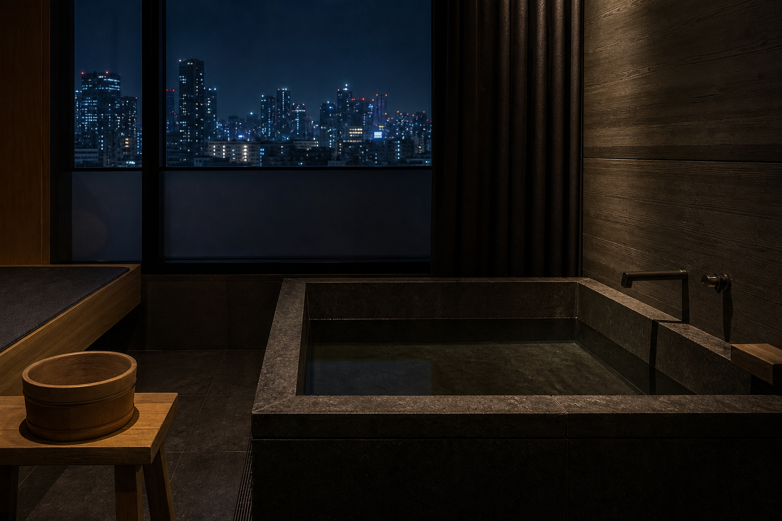 NOCTE deep soaking bath as evidence of the room type.